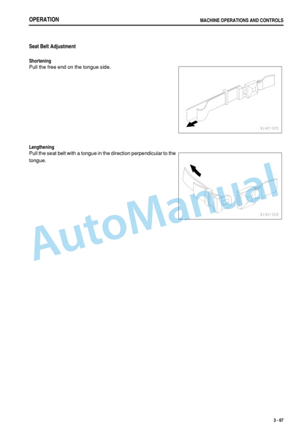 Komatsu PC78US-6 Hydraulic Excavator Operation and Maintenance Manual TEN00289-00 3 Komatsu PC78US-6 Hydraulic Excavator Operation and Maintenance Manual TEN00289-00 - Image 3