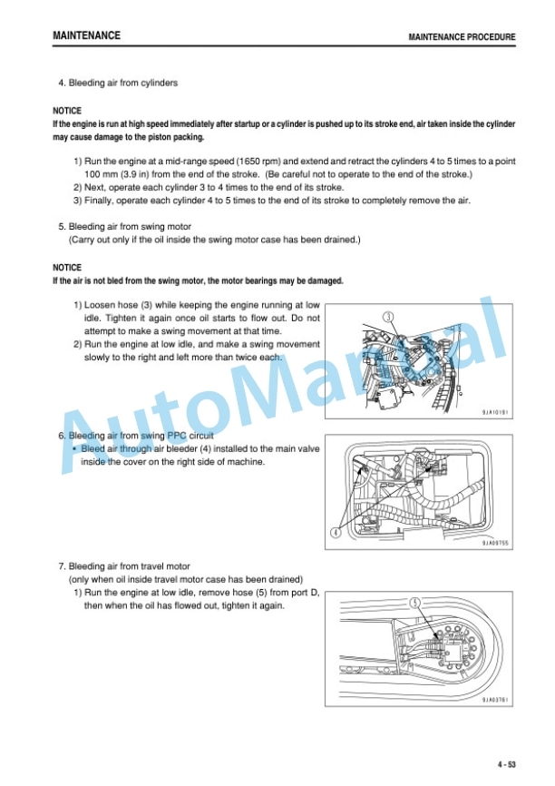 Komatsu PC78US-8 Hydraulic Excavator Operation and Maintenance Manual PEN01039-05-5