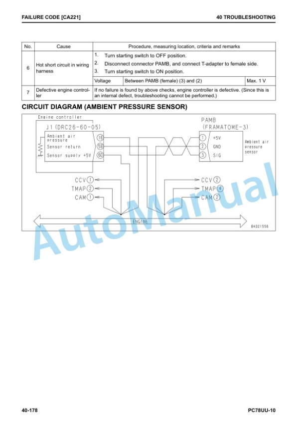 Komatsu PC78UU-10 Hydraulic Excavator Shop Manual SEN06659-00 3 Komatsu PC78UU-10 Hydraulic Excavator Shop Manual SEN06659-00 - Image 3