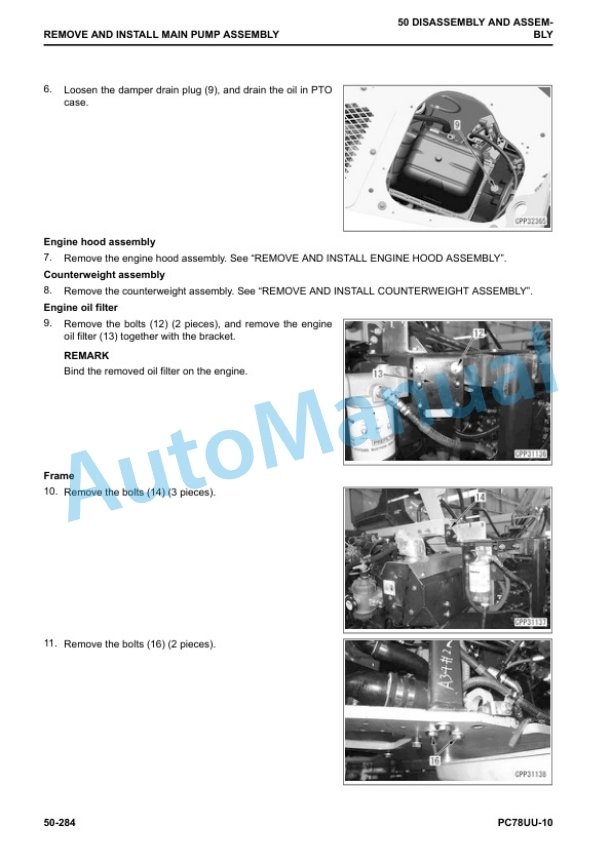 Komatsu PC78UU-10 Hydraulic Excavator Shop Manual SEN06659-00 5 Komatsu PC78UU-10 Hydraulic Excavator Shop Manual SEN06659-00 - Image 5