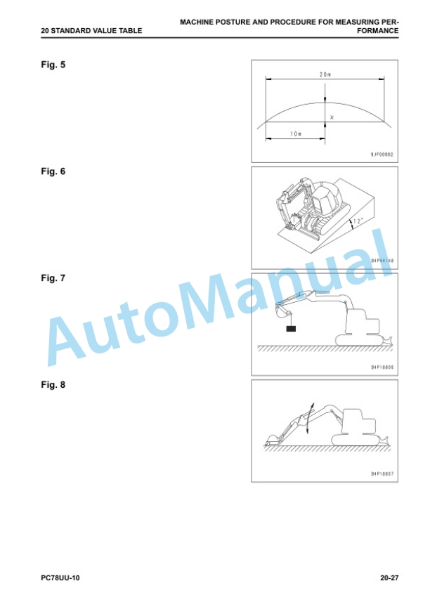 Alternative view of Komatsu PC78UU-10 Hydraulic Excavator Shop Manual SEN06659-01