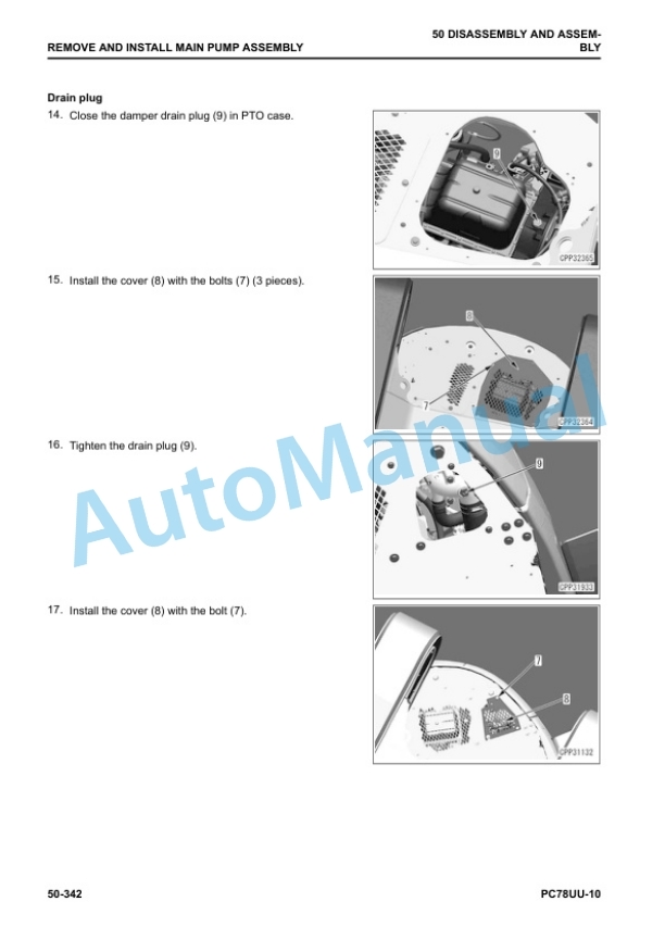 Komatsu PC78UU-10 Hydraulic Excavator Shop Manual SEN06659-04 5 Komatsu PC78UU-10 Hydraulic Excavator Shop Manual SEN06659-04 - Image 5