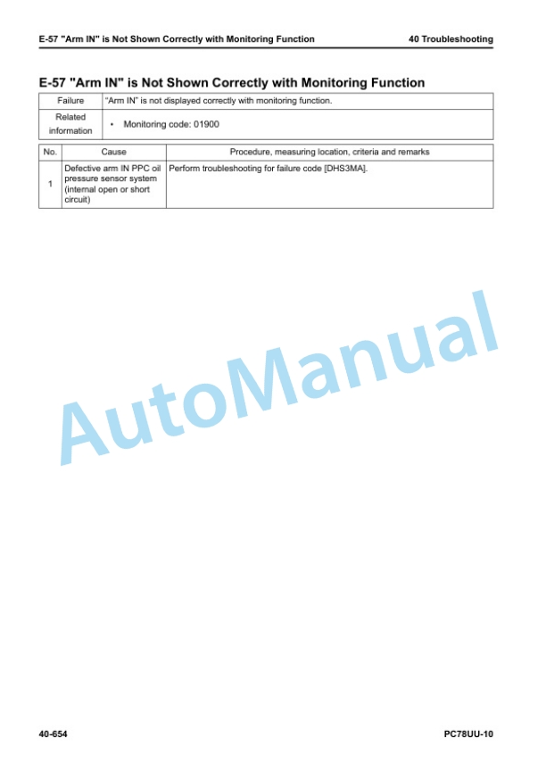 Komatsu PC78UU-10 Hydraulic Excavator Shop Manual SEN06659-05 4 Komatsu PC78UU-10 Hydraulic Excavator Shop Manual SEN06659-05 - Image 4