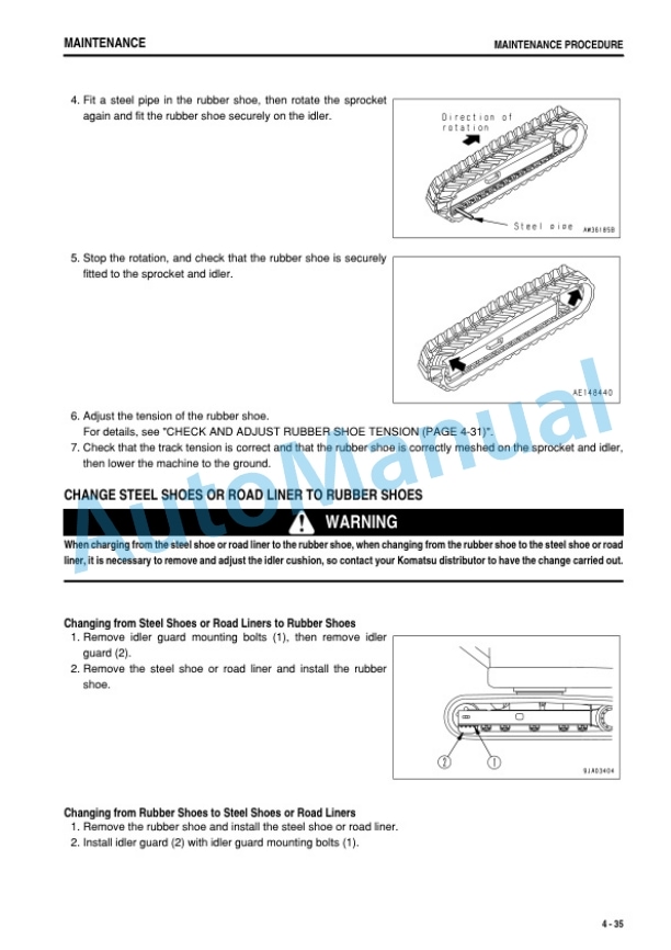 Komatsu PC78UU-6 Galeo Hydraulic Excavator Operation and Maintenance Manual TEN00073-00 5 Komatsu PC78UU-6 Galeo Hydraulic Excavator Operation and Maintenance Manual TEN00073-00 - Image 5
