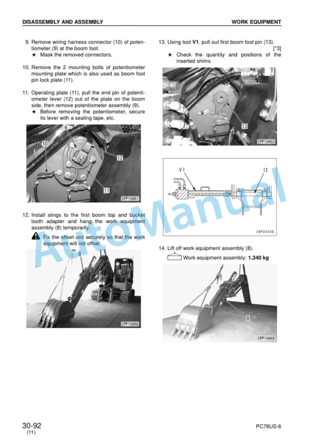Komatsu PC78UU-6, PC78US-6 Hydraulic Excavator Shop Manual SEBM025119 5 Komatsu PC78UU-6, PC78US-6 Hydraulic Excavator Shop Manual SEBM025119 - Image 5