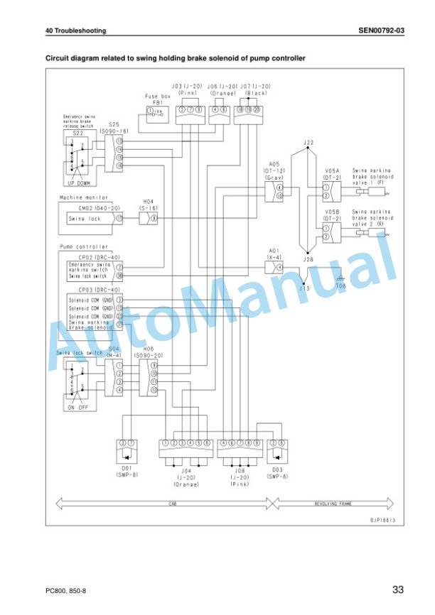 Komatsu PC800-8, PC800LC-8, PC800SE-8, PC850-8, PC850SE-8 Hydraulic Excavator Shop Manual SEN00373-21 4 Komatsu PC800-8, PC800LC-8, PC800SE-8, PC850-8, PC850SE-8 Hydraulic Excavator Shop Manual SEN00373-21 - Image 4