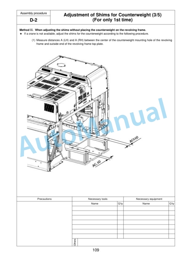 Komatsu PC800-8E0, PC800LC-8E0, PC800SE-8E0, PC850-8E0, PC850SE-8E0 Hydraulic Excavator Field Assembly Instruction GEN00102-03 4 Komatsu PC800-8E0, PC800LC-8E0, PC800SE-8E0, PC850-8E0, PC850SE-8E0 Hydraulic Excavator Field Assembly Instruction GEN00102-03 - Image 4