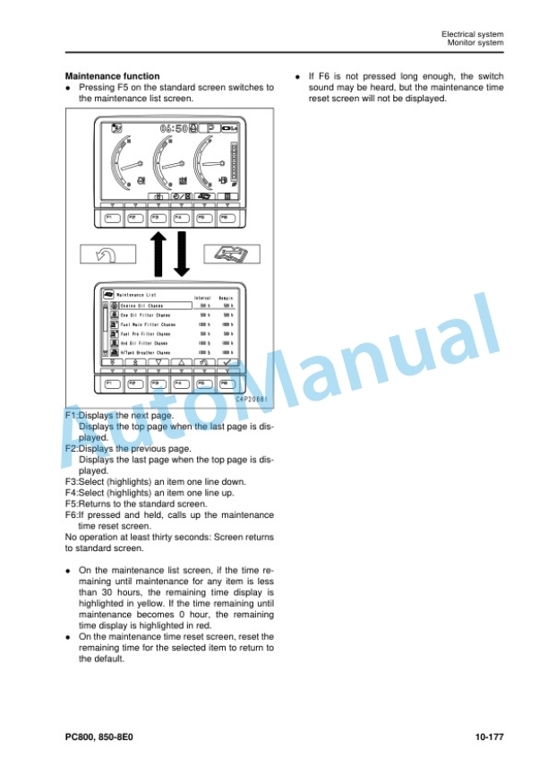 Alternative view of Komatsu PC800-8E0, PC800LC-8E0, PC800SE-8E0, PC850-8E0, PC850SE-8E0 Hydraulic Excavator Shop Manual SEN05276-08