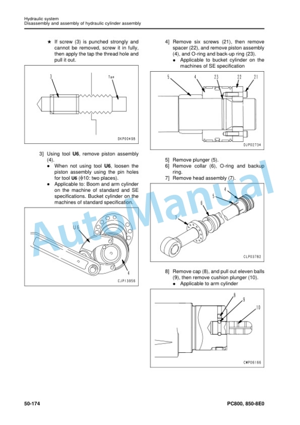 Komatsu PC800-8E0, PC800LC-8E0, PC800SE-8E0, PC850-8E0, PC850SE-8E0 Hydraulic Excavator Shop Manual SEN05276-09 5 Komatsu PC800-8E0, PC800LC-8E0, PC800SE-8E0, PC850-8E0, PC850SE-8E0 Hydraulic Excavator Shop Manual SEN05276-09 - Image 5