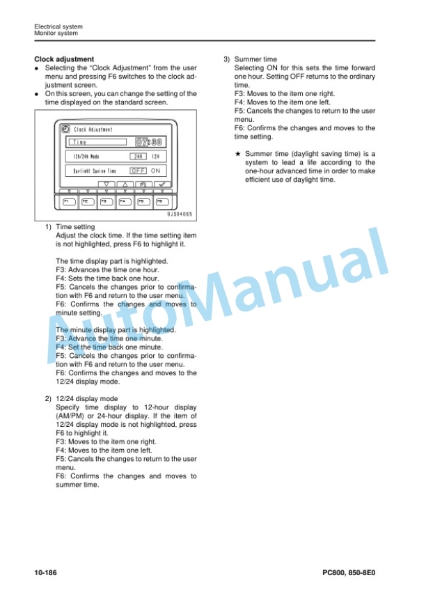 Alternative view of Komatsu PC800-8E0, PC800LC-8E0, PC800SE-8E0, PC850-8E0, PC850SE-8E0 Hydraulic Excavator Shop Manual SEN05276-10