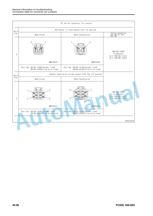 Komatsu PC800-8E0, PC800LC-8E0, PC800SE-8E0, PC850-8E0, PC850SE-8E0 Hydraulic Excavator Shop Manual UEN05276-00 3 Komatsu PC800-8E0, PC800LC-8E0, PC800SE-8E0, PC850-8E0, PC850SE-8E0 Hydraulic Excavator Shop Manual UEN05276-00 - Image 3