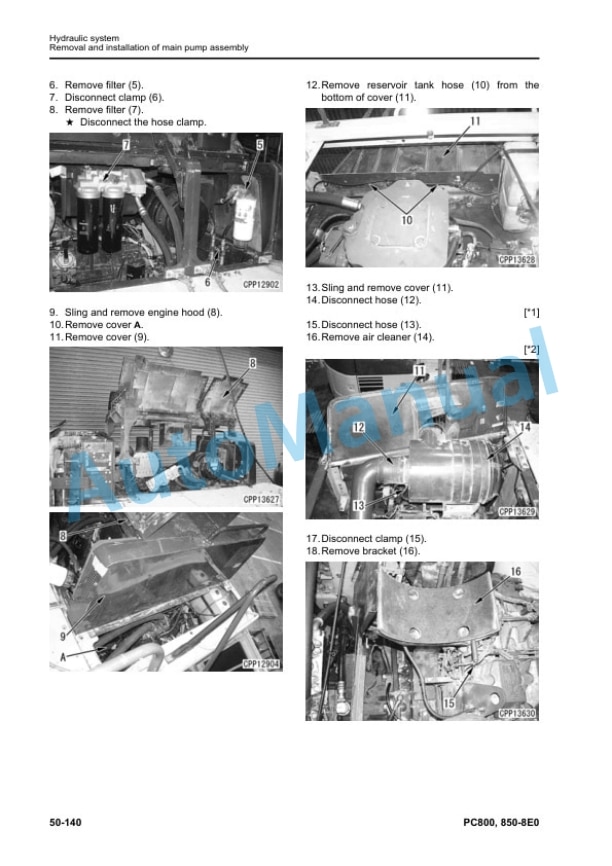 Komatsu PC800-8E0, PC800LC-8E0, PC800SE-8E0, PC850-8E0, PC850SE-8E0 Hydraulic Excavator Shop Manual UEN05276-00 5 Komatsu PC800-8E0, PC800LC-8E0, PC800SE-8E0, PC850-8E0, PC850SE-8E0 Hydraulic Excavator Shop Manual UEN05276-00 - Image 5