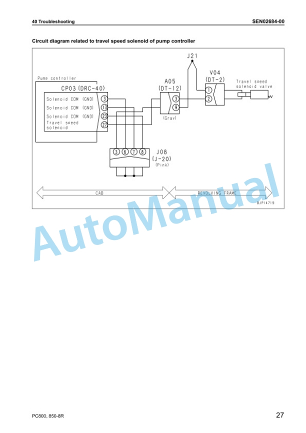 Komatsu PC800-8R, PC800LC-8R, PC800SE-8R, PC850-8R, PC850SE-8R Galeo Hydraulic Excavator Shop Manual SEN02316-03 4 Komatsu PC800-8R, PC800LC-8R, PC800SE-8R, PC850-8R, PC850SE-8R Galeo Hydraulic Excavator Shop Manual SEN02316-03 - Image 4