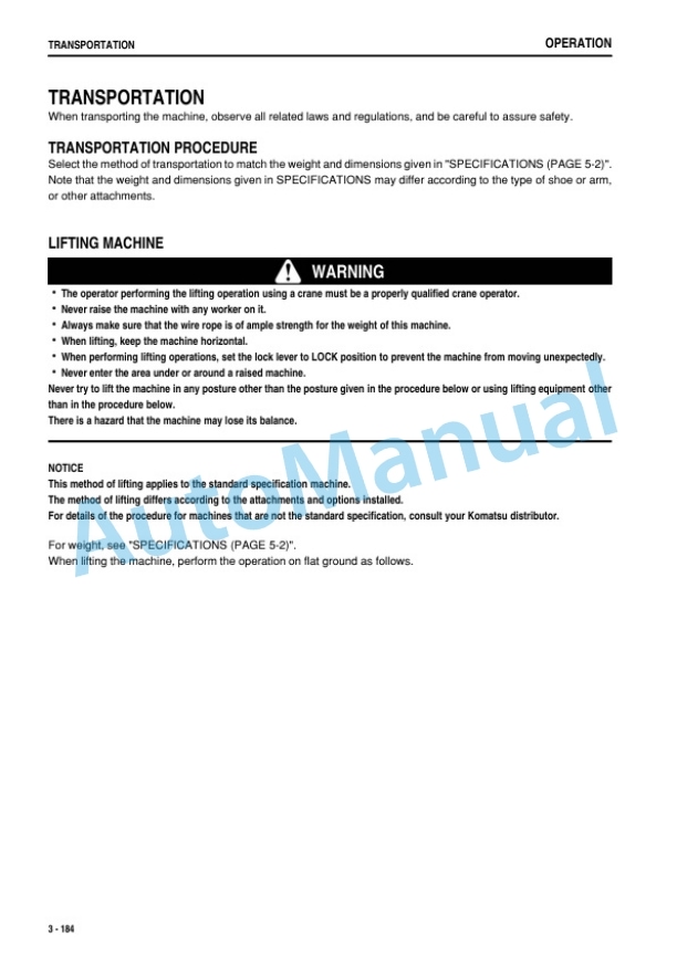 Komatsu PC800-8R1, PC800LC-8R1, PC800SE-8R1, PC850-8R1, PC850SE-8R1 Hydraulic Excavator Operation and Maintenance Manual PEN00730-02 4 Komatsu PC800-8R1, PC800LC-8R1, PC800SE-8R1, PC850-8R1, PC850SE-8R1 Hydraulic Excavator Operation and Maintenance Manual PEN00730-02 - Image 4