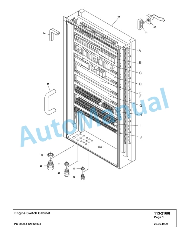 Komatsu PC8000-1 Hydraulic Excavator Parts Manual G12033 4 Komatsu PC8000-1 Hydraulic Excavator Parts Manual G12033-4