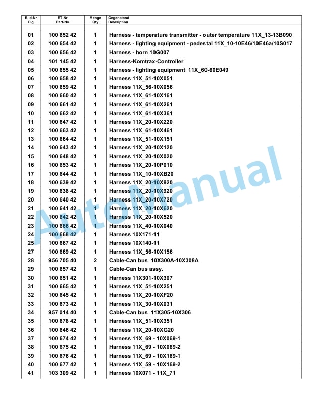 Komatsu PC8000-11 Hydraulic Excavator Parts Manual G12117 4 Komatsu PC8000-11 Hydraulic Excavator Parts Manual G12117-4