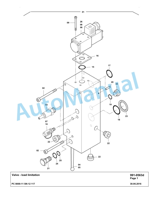 Komatsu PC8000-11 Hydraulic Excavator Parts Manual G12117 5 Komatsu PC8000-11 Hydraulic Excavator Parts Manual G12117-5