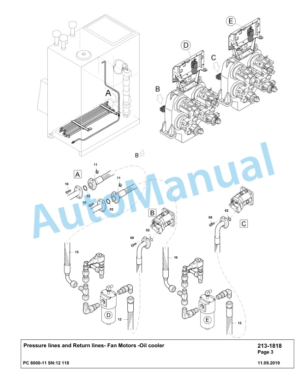 Komatsu PC8000-11 Hydraulic Excavator Parts Manual G12118 3 Komatsu PC8000-11 Hydraulic Excavator Parts Manual G12118-3
