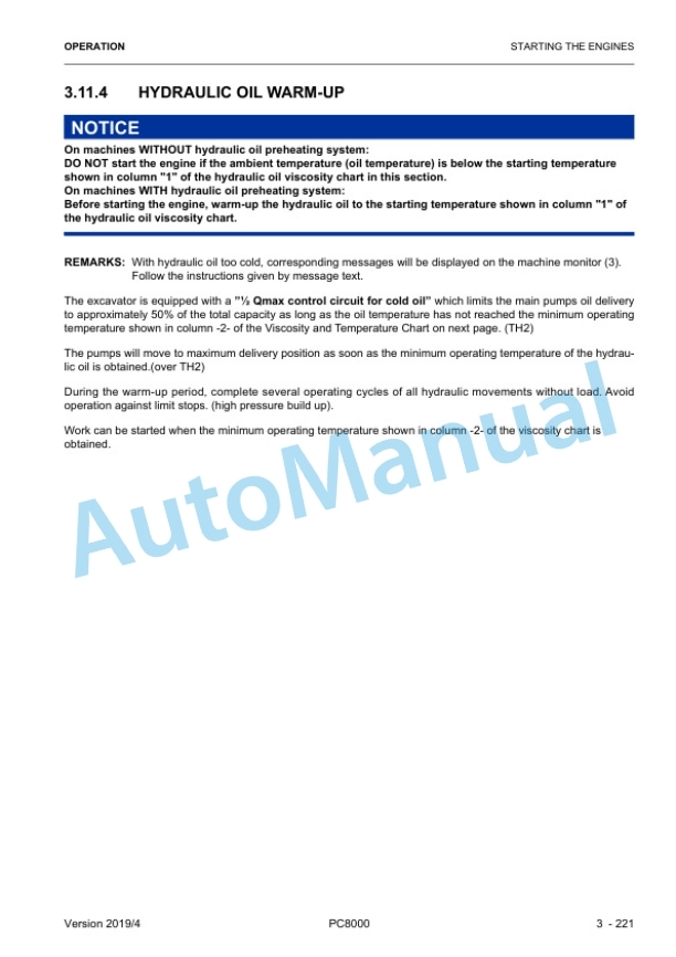 Komatsu PC8000-11 Hydraulic Mining Shovel Operation and Maintenance Manual 12117-xD-GB-2 3 Komatsu PC8000-11 Hydraulic Mining Shovel Operation and Maintenance Manual 12117-xD-GB-2 - Image 3