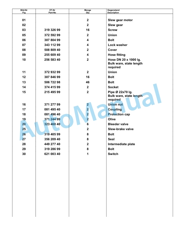 Komatsu PC8000-1E Hydraulic Excavator Parts Manual G12022 2 Komatsu PC8000-1E Hydraulic Excavator Parts Manual G12022-2