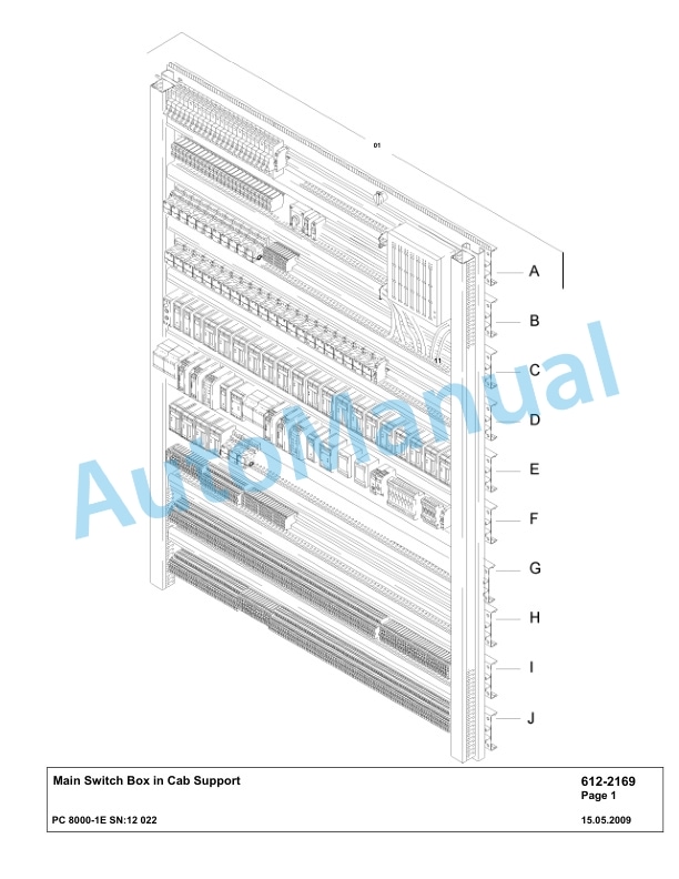 Komatsu PC8000-1E Hydraulic Excavator Parts Manual G12022 5 Komatsu PC8000-1E Hydraulic Excavator Parts Manual G12022-5