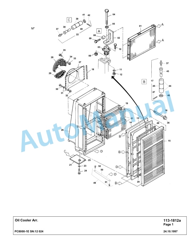 Komatsu PC8000-1E Hydraulic Excavator Parts Manual G12024 3 Komatsu PC8000-1E Hydraulic Excavator Parts Manual G12024-3