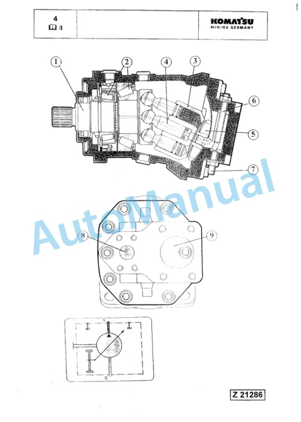 Komatsu PC8000-1E Hydraulic Excavator Service Manual 2 Komatsu PC8000-1E Hydraulic Excavator Service Manual-2