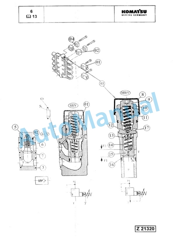 Komatsu PC8000-1E Hydraulic Excavator Service Manual 3 Komatsu PC8000-1E Hydraulic Excavator Service Manual-3