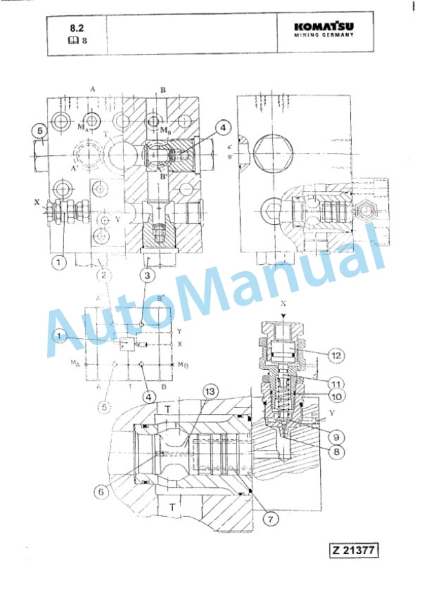 Komatsu PC8000-1E Hydraulic Excavator Service Manual 5 Komatsu PC8000-1E Hydraulic Excavator Service Manual-5