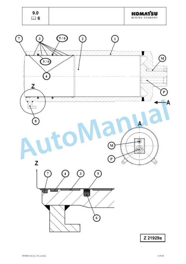 Komatsu PC8000-6 Diesel Hydraulic Excavator Shop Manual 12040-xD-GB-2 3 Komatsu PC8000-6 Diesel Hydraulic Excavator Shop Manual 12040-xD-GB-2 - Image 3