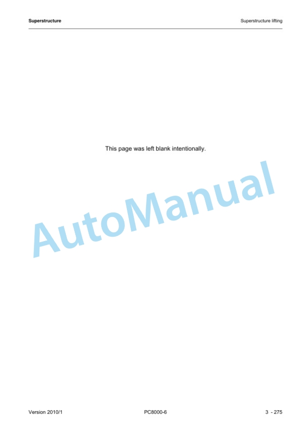 Komatsu PC8000-6 Diesel Hydraulic Excavator Shop Manual 12040-xD-GB-2 5 Komatsu PC8000-6 Diesel Hydraulic Excavator Shop Manual 12040-xD-GB-2 - Image 5