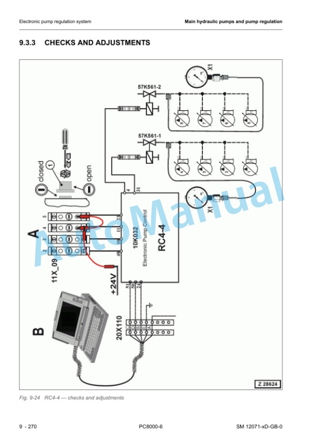 Alternative view of Komatsu PC8000-6 Diesel Hydraulic Mining Shovel Shop Manual 12071-upD-GB-01