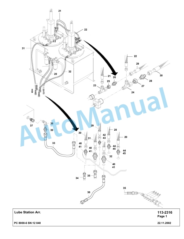 Komatsu PC8000-6 Hydraulic Excavator Parts Manual G12040 4 Komatsu PC8000-6 Hydraulic Excavator Parts Manual G12040-4