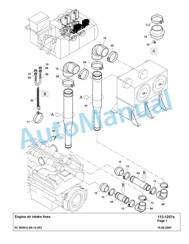 Komatsu PC8000-6 Hydraulic Excavator Parts Manual G12053 2 Komatsu PC8000-6 Hydraulic Excavator Parts Manual G12053-2