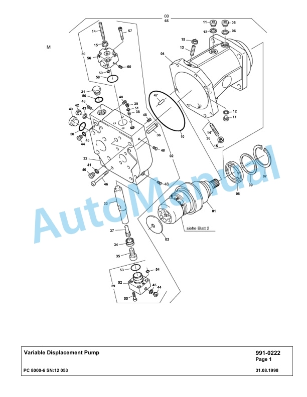 Komatsu PC8000-6 Hydraulic Excavator Parts Manual G12053 5 Komatsu PC8000-6 Hydraulic Excavator Parts Manual G12053-5