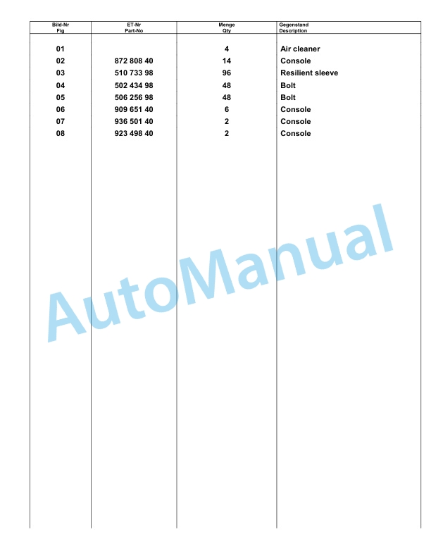 Komatsu PC8000-6 Hydraulic Excavator Parts Manual G12058 2 Komatsu PC8000-6 Hydraulic Excavator Parts Manual G12058-2