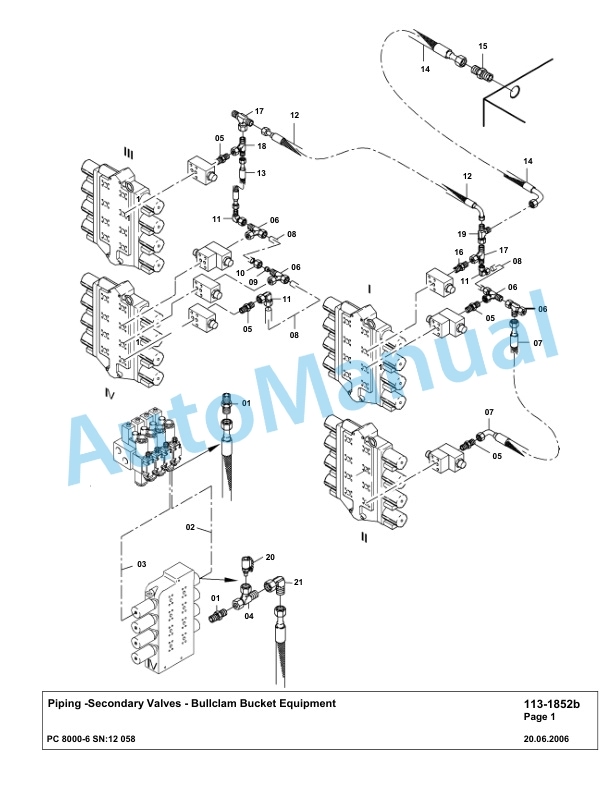 Komatsu PC8000-6 Hydraulic Excavator Parts Manual G12058 3 Komatsu PC8000-6 Hydraulic Excavator Parts Manual G12058-3
