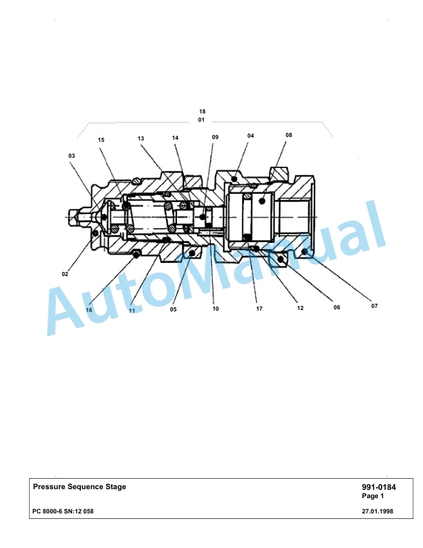Komatsu PC8000-6 Hydraulic Excavator Parts Manual G12058 5 Komatsu PC8000-6 Hydraulic Excavator Parts Manual G12058-5
