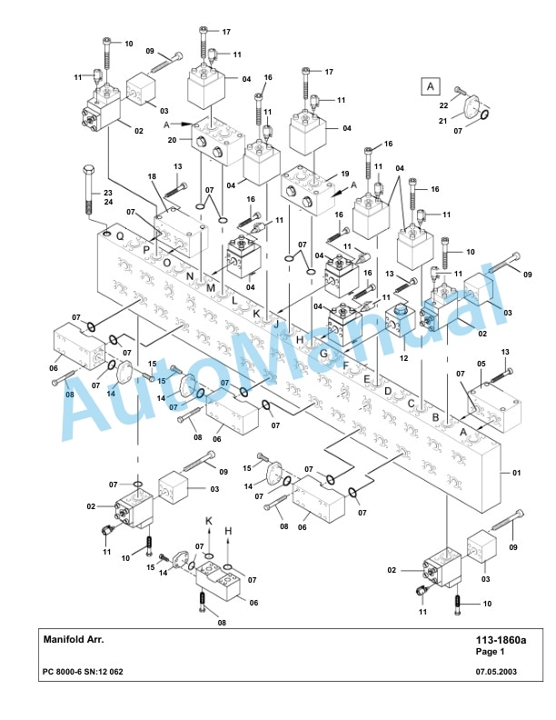Komatsu PC8000-6 Hydraulic Excavator Parts Manual G12062 3 Komatsu PC8000-6 Hydraulic Excavator Parts Manual G12062-3