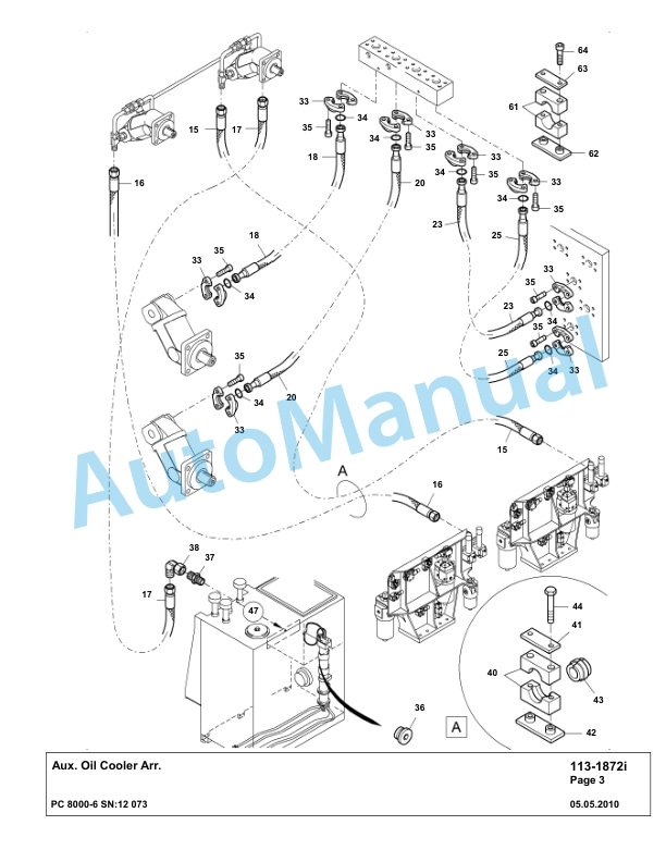 Komatsu PC8000-6 Hydraulic Excavator Parts Manual G12073 3 Komatsu PC8000-6 Hydraulic Excavator Parts Manual G12073-3