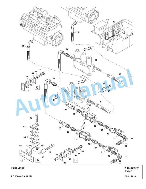 Komatsu PC8000-6 Hydraulic Excavator Parts Manual G12079 2 Komatsu PC8000-6 Hydraulic Excavator Parts Manual G12079-2