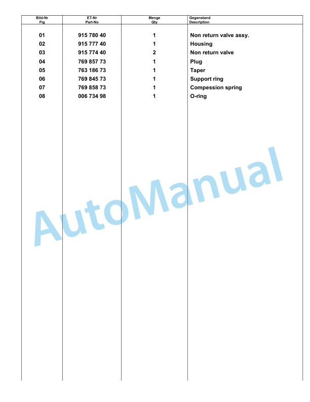 Komatsu PC8000-6 Hydraulic Excavator Parts Manual G12079 3 Komatsu PC8000-6 Hydraulic Excavator Parts Manual G12079-3