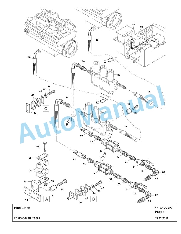 Komatsu PC8000-6 Hydraulic Excavator Parts Manual G12082 2 Komatsu PC8000-6 Hydraulic Excavator Parts Manual G12082-2