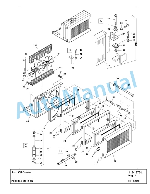 Komatsu PC8000-6 Hydraulic Excavator Parts Manual G12082 3 Komatsu PC8000-6 Hydraulic Excavator Parts Manual G12082-3