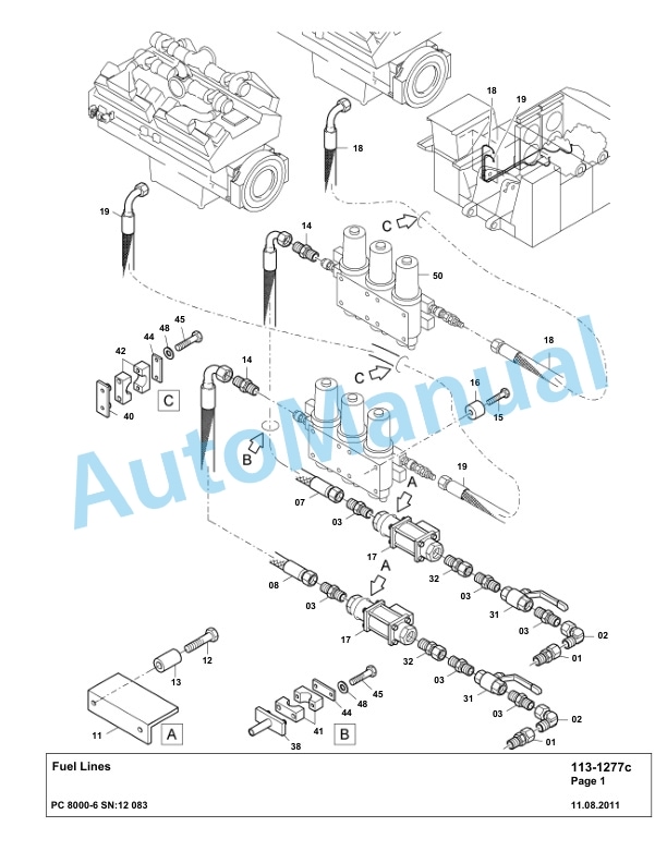 Komatsu PC8000-6 Hydraulic Excavator Parts Manual G12083 2 Komatsu PC8000-6 Hydraulic Excavator Parts Manual G12083-2