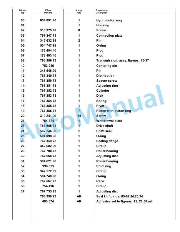 Komatsu PC8000-6 Hydraulic Excavator Parts Manual G12083 5 Komatsu PC8000-6 Hydraulic Excavator Parts Manual G12083-5