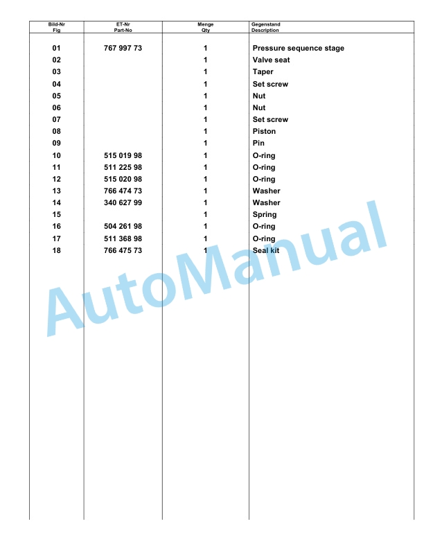 Komatsu PC8000-6 Hydraulic Excavator Parts Manual G12094 5 Komatsu PC8000-6 Hydraulic Excavator Parts Manual G12094-5