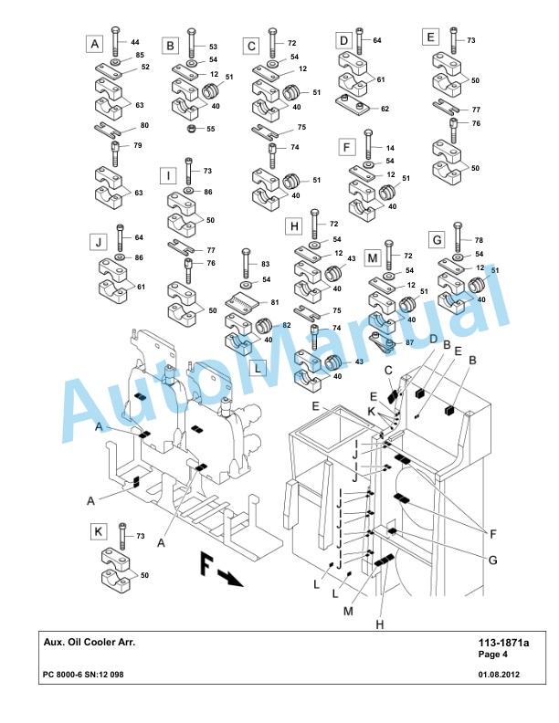 Komatsu PC8000-6 Hydraulic Excavator Parts Manual G12098 3 Komatsu PC8000-6 Hydraulic Excavator Parts Manual G12098-3