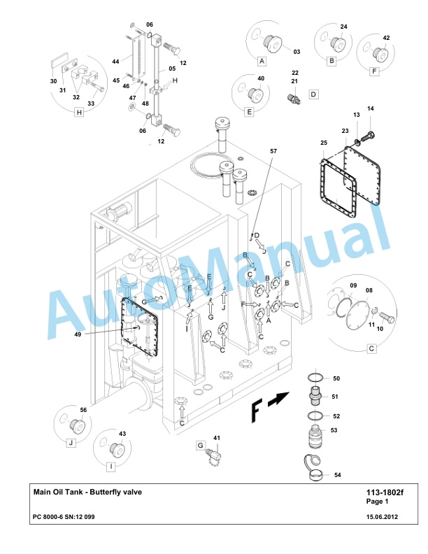 Komatsu PC8000-6 Hydraulic Excavator Parts Manual G12099 2 Komatsu PC8000-6 Hydraulic Excavator Parts Manual G12099-2