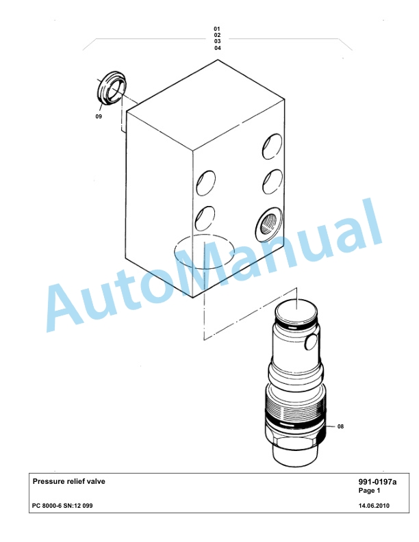 Komatsu PC8000-6 Hydraulic Excavator Parts Manual G12099 5 Komatsu PC8000-6 Hydraulic Excavator Parts Manual G12099-5